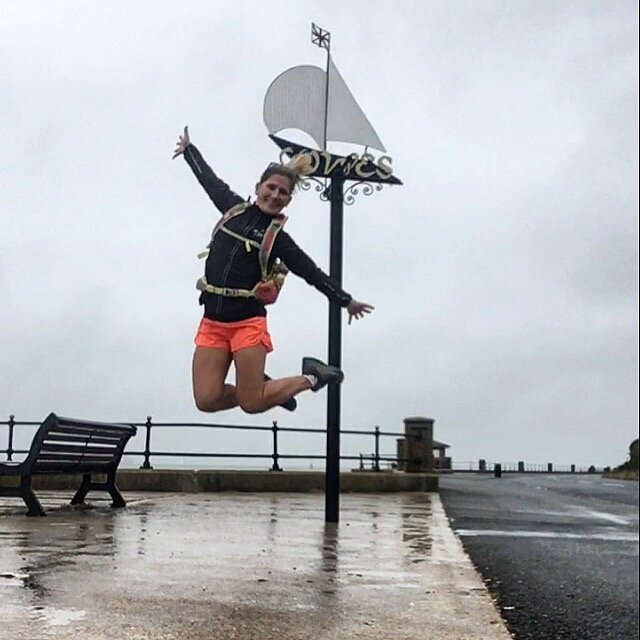 Isle of Wight jump Carla