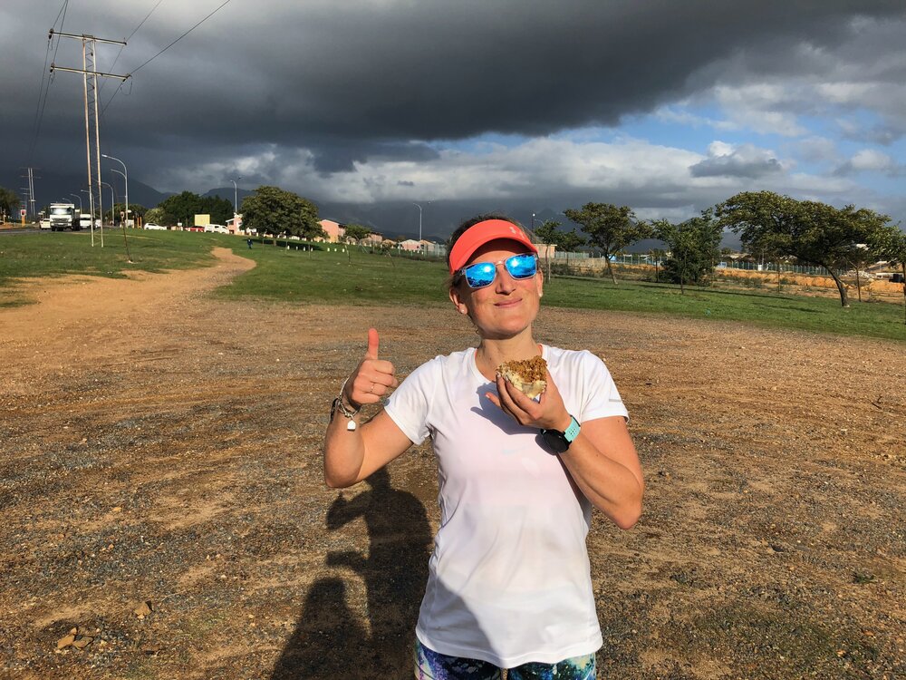 Long road to comrades Carla smiling