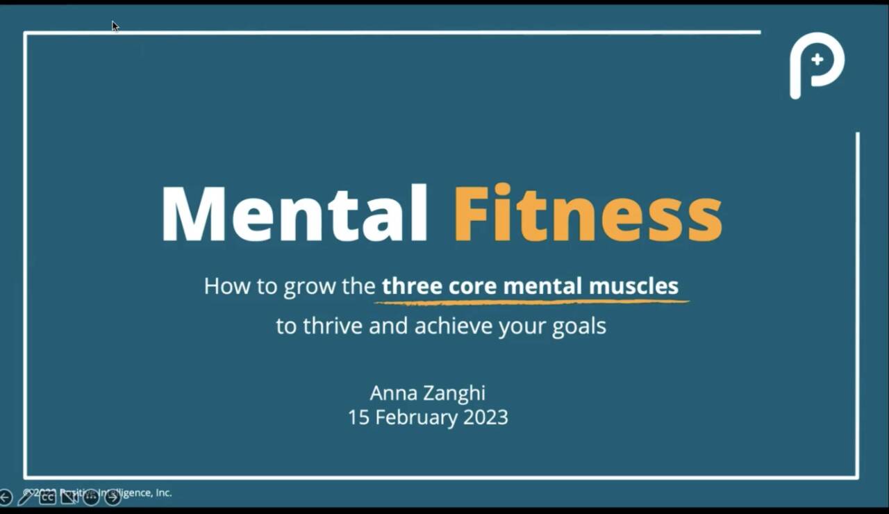 Mental Fitness Webinar with Anna
